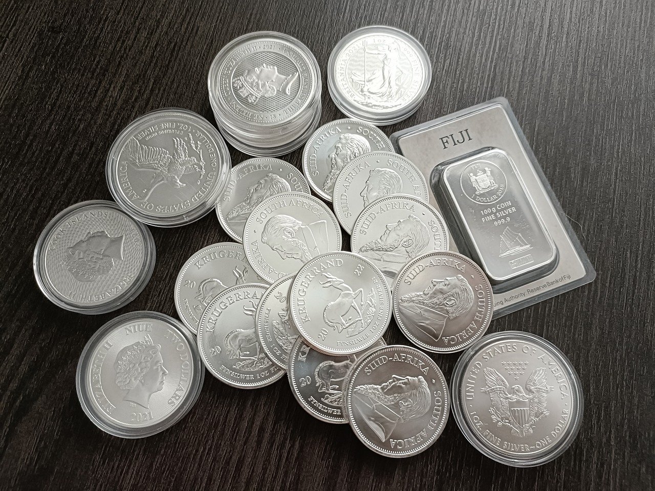 hodnotné strieborné mince